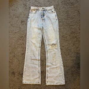 Light Blue Distressed Women's Jeans from Pacsun